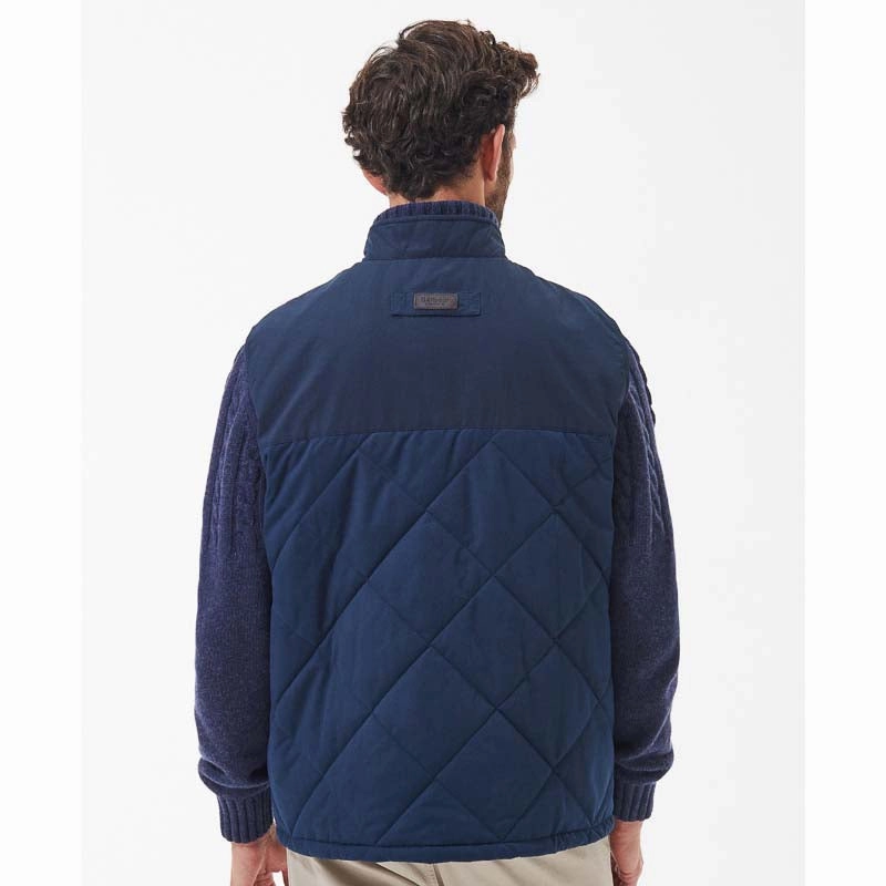 Weekend Flash Offer Barbour Rennison Mens Gilet - Navy