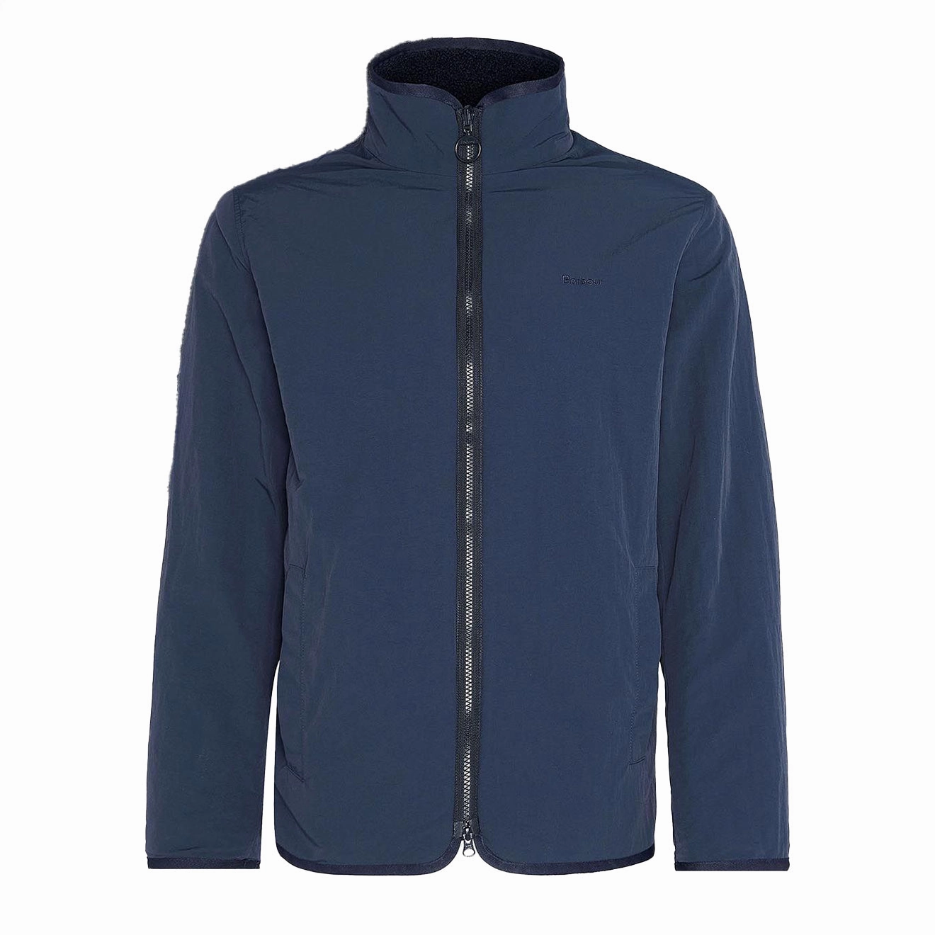 Limited Time Discount Shop Grab Savings Barbour Reversible Fleece Jacket Navy