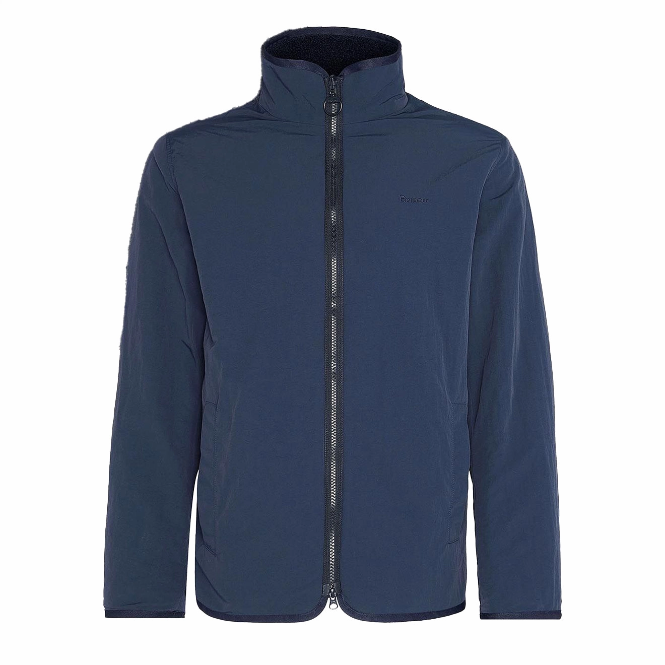 Barbour Reversible Fleece Jacket Navy Save More Now
