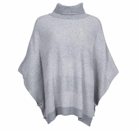 Barbour Rhona Ladies Cape - Grey Marl MustShop Sale Online Exclusive Offer