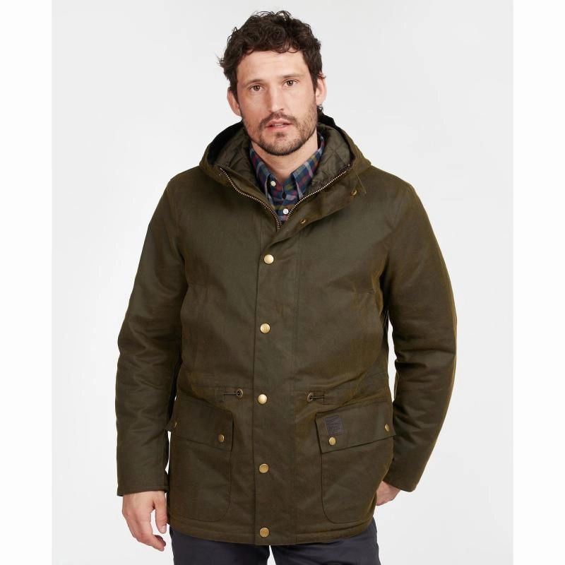 Barbour Ripon Mens Wax Jacket - Olive MustHave Gift Ideas