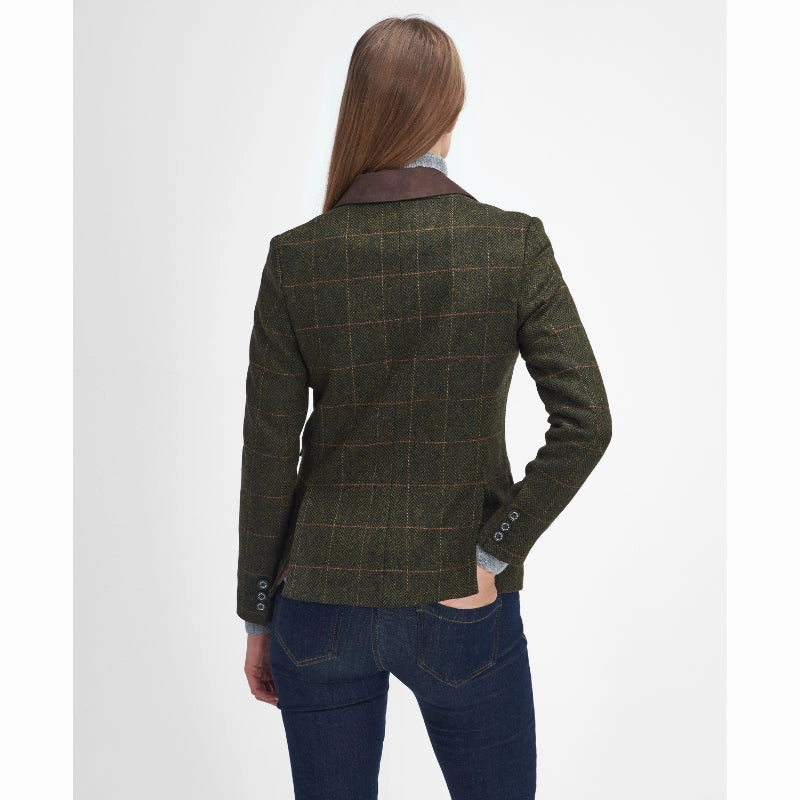 Todays Best Deal Hot Offer Ending Soon Barbour Robinson Tweed Ladies Jacket - Spiced Pumpkin
