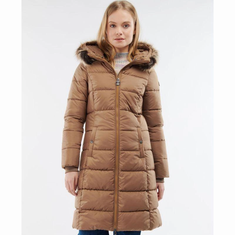 Flash Offer Today Barbour Rosoman Ladies Quilted Jacket - Marram Grass