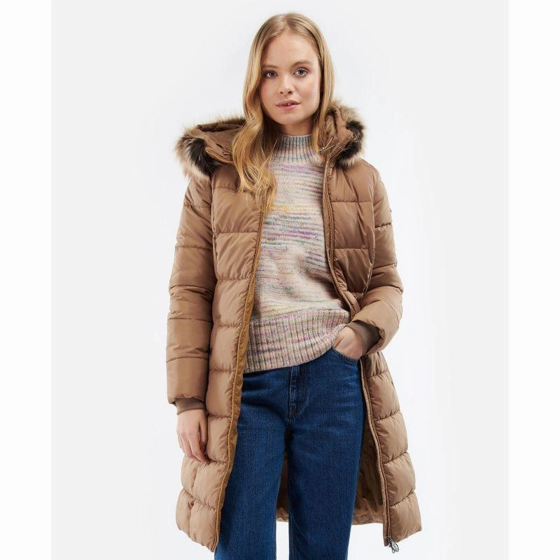 Exclusive Savings Event Hot Pick Deal Barbour Rosoman Ladies Quilted Jacket - Marram Grass