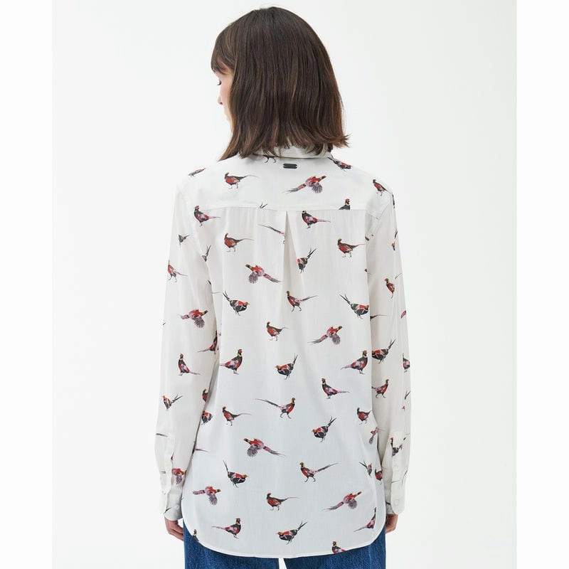 Barbour Safari Ladies Shirt - Off White Country Limited Time Sale Shop Smart Deals
