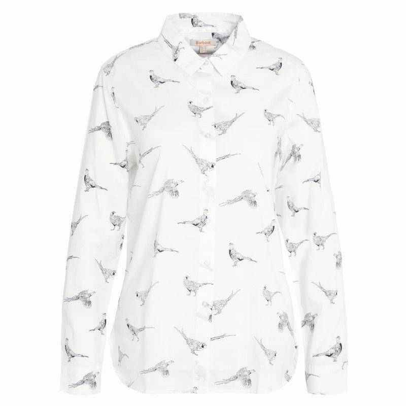 Barbour Safari Ladies Shirt - Pheasant Print Shop Today Save