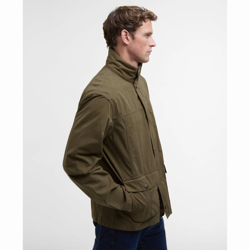 Barbour Sander Mens Casual Jacket - Dark Sand Limited Edition Offer Special Price Today