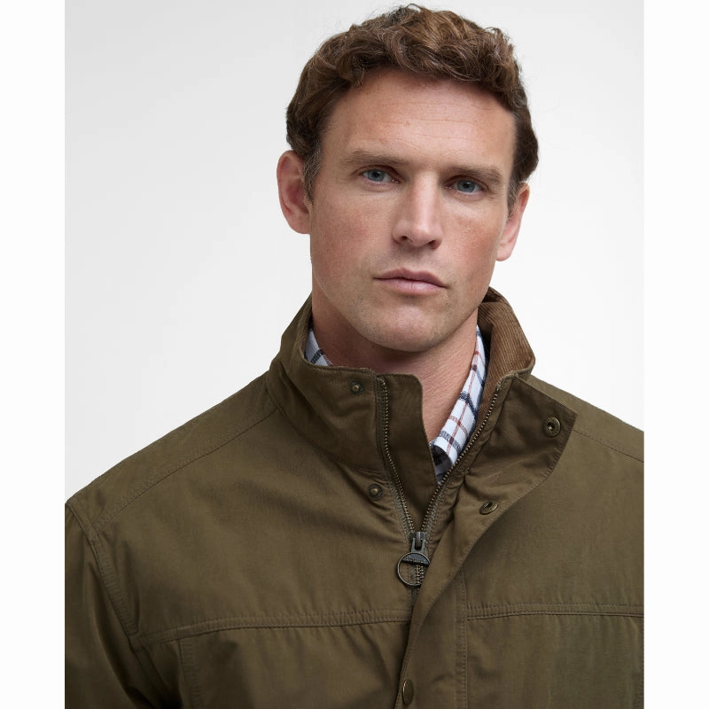 Clearance Steal Today Barbour Sander Mens Casual Jacket - Dark Sand