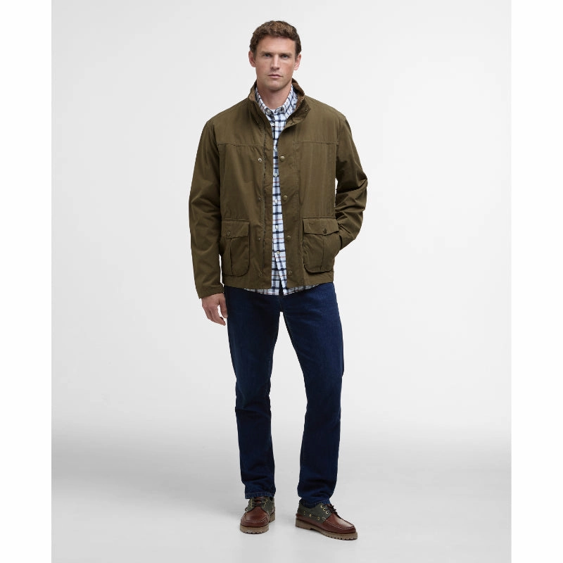 Special Occasion Discount Barbour Sander Mens Casual Jacket - Dark Sand