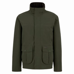 Barbour Sander Mens Waterproof Jacket - Olive Limited Time Discount Flash Deal Alert
