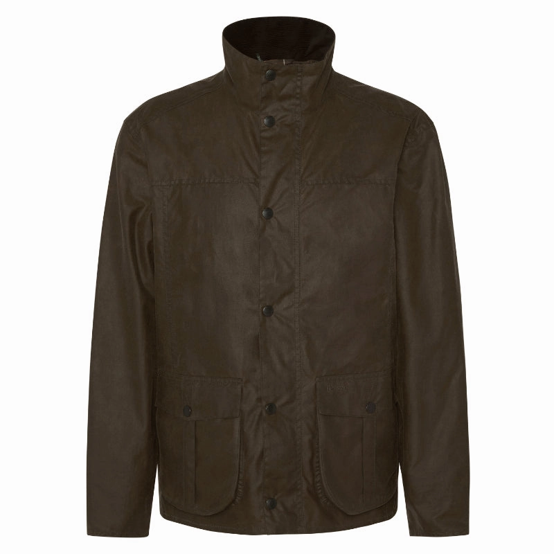 Shop Grab Offer Barbour Sander Mens Wax Jacket - Beech