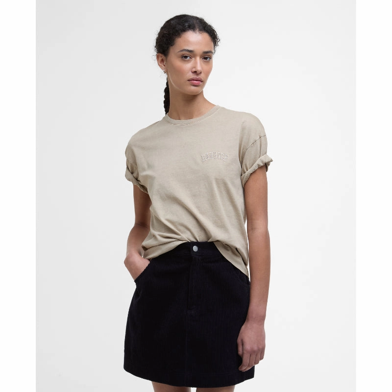Todays Trending Deals Daily Hot Deal Barbour Sandgate Ladies T-Shirt - Light Sand
