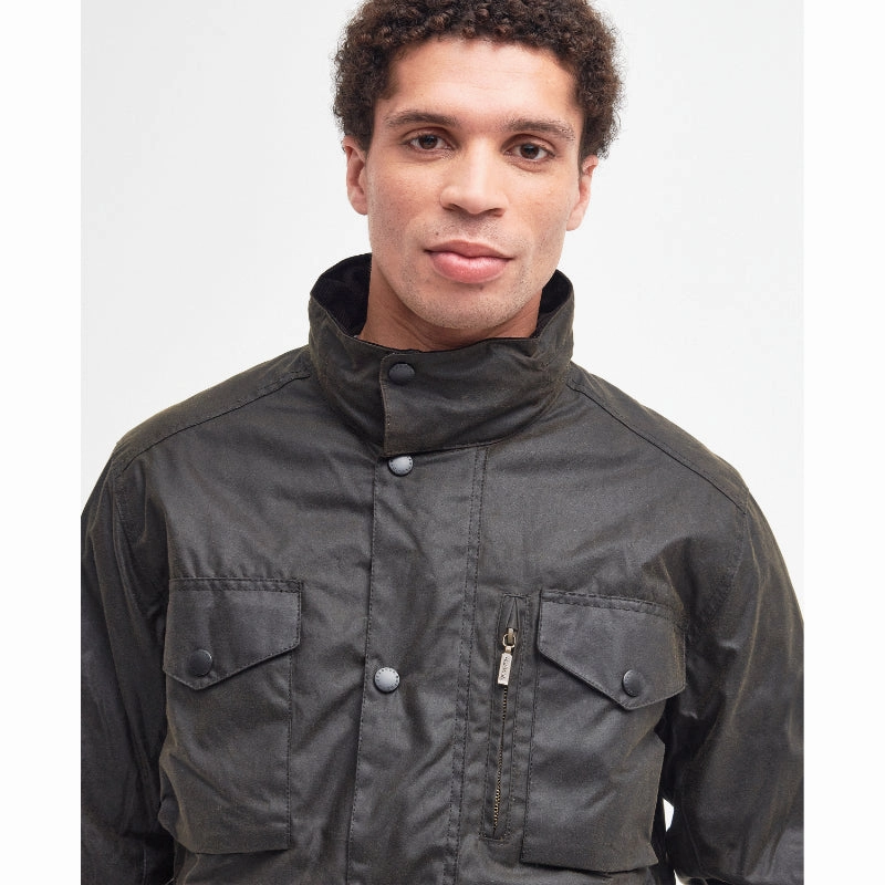 Best Seller Deal Barbour Sapper Mens Waxed Jacket - Olive