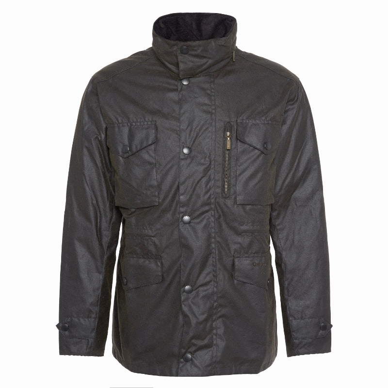 Online Exclusive Savings Barbour Sapper Mens Waxed Jacket - Olive