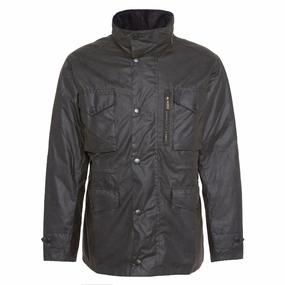 Online Exclusive Savings Barbour Sapper Mens Waxed Jacket - Olive