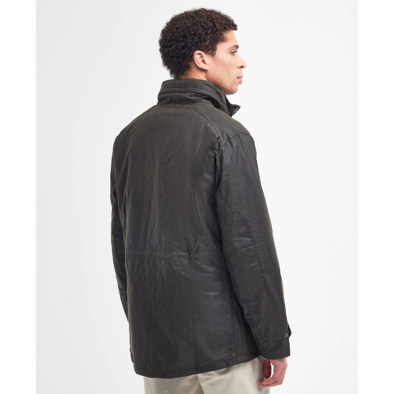 Barbour Sapper Mens Waxed Jacket - Olive Perfect Gift Sale Shop Save Today