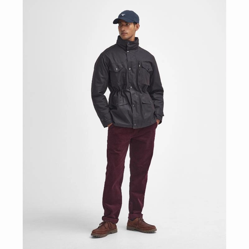 Barbour Sapper Mens Waxed Jacket - Rustic/Classic MustShop Sale Exclusive Online Deal