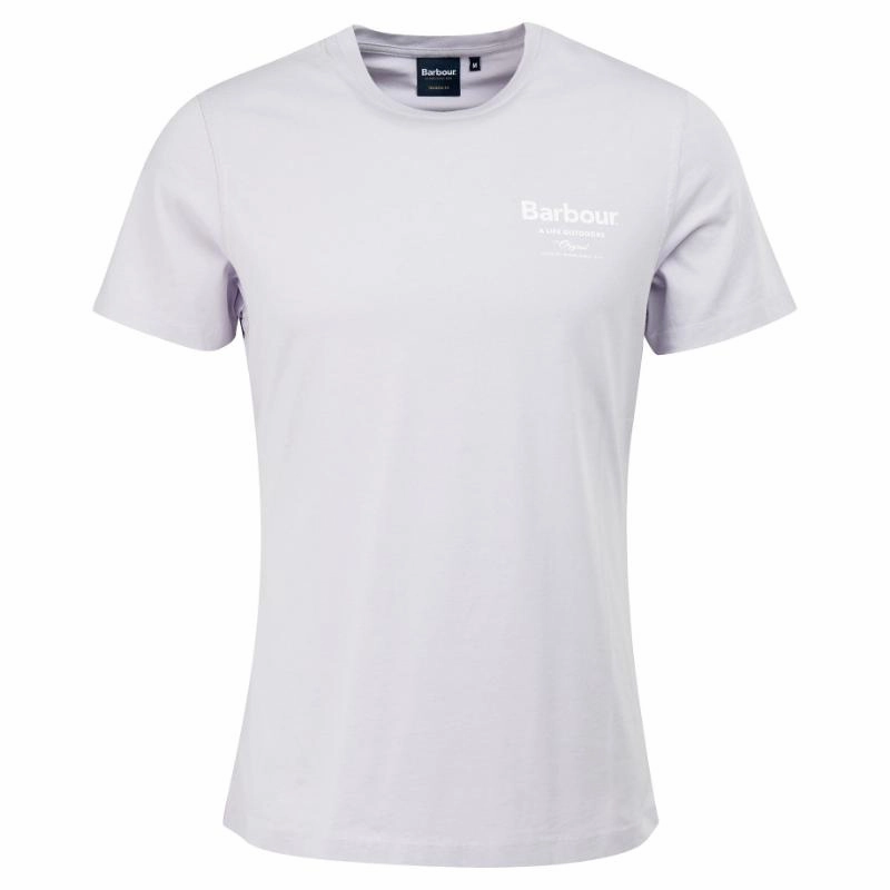 Barbour Satley Graphic Mens T-Shirt - Thistle MustHave Deal