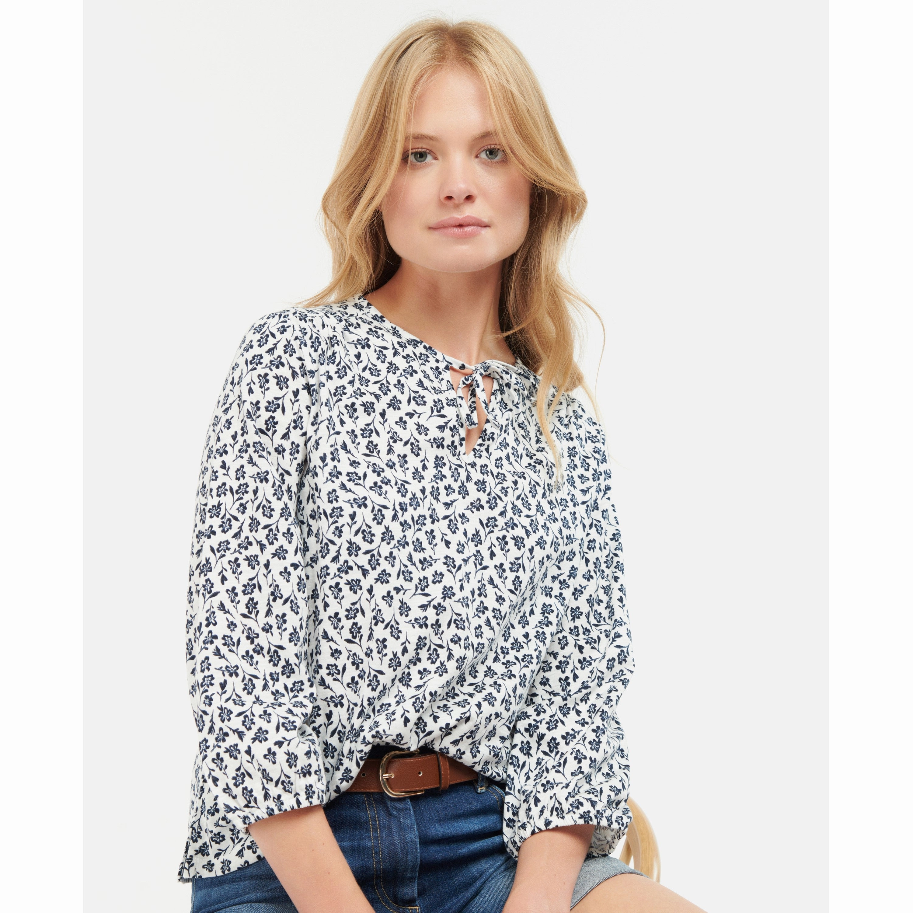 Barbour Seaholly Ladies Blouse - Multi Shop the Best Deals Big Savings Alert