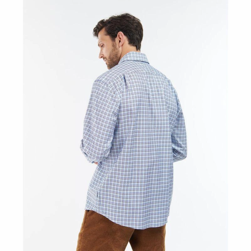 Barbour Shadwell Mens Country Active Regular Fit Shirt - Blue Shop Save Big