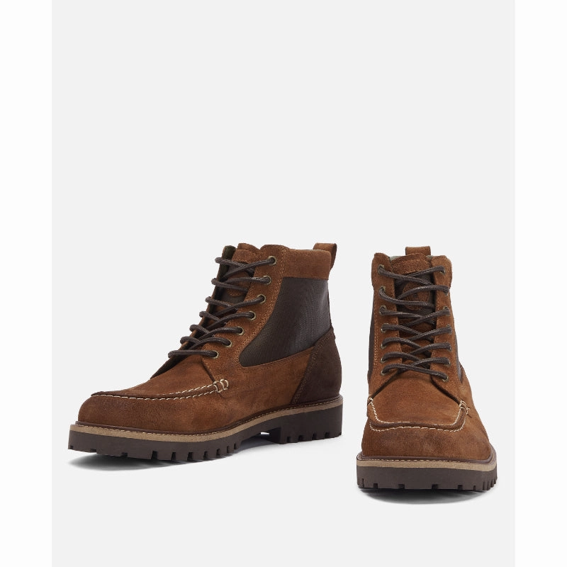 Shop the Savings Now Deal of the Day Barbour Sheene Moc Toe Mens Boot - Cognac