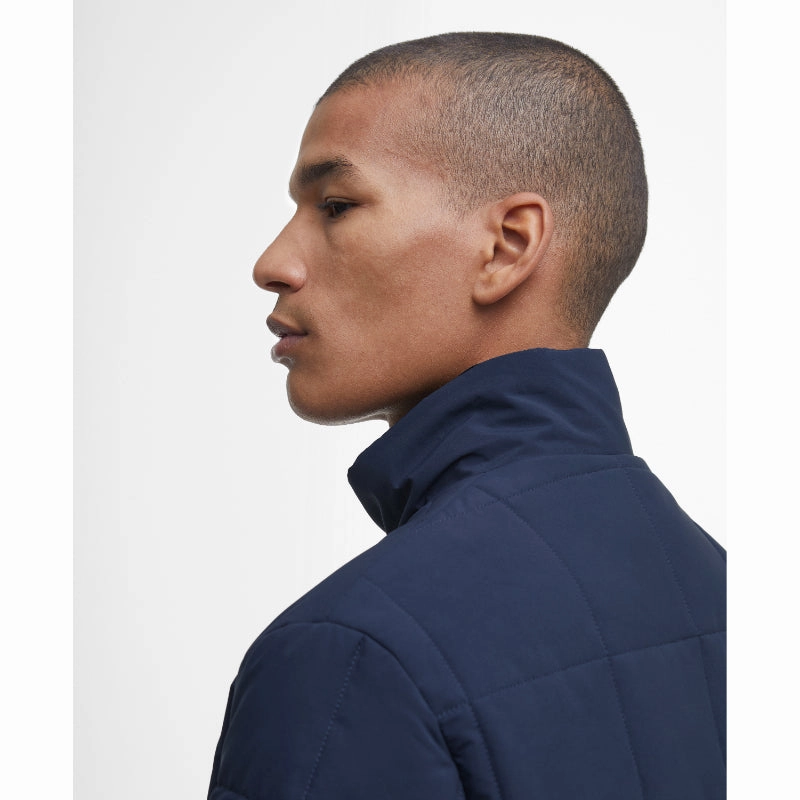 Flash Deal Alert Gift Sale Event Barbour Shoreman Mens Quilted Jacket - Navy