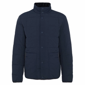 Barbour Shoreman Mens Quilted Jacket - Navy Grab It Before Gone Limited Edition Offer