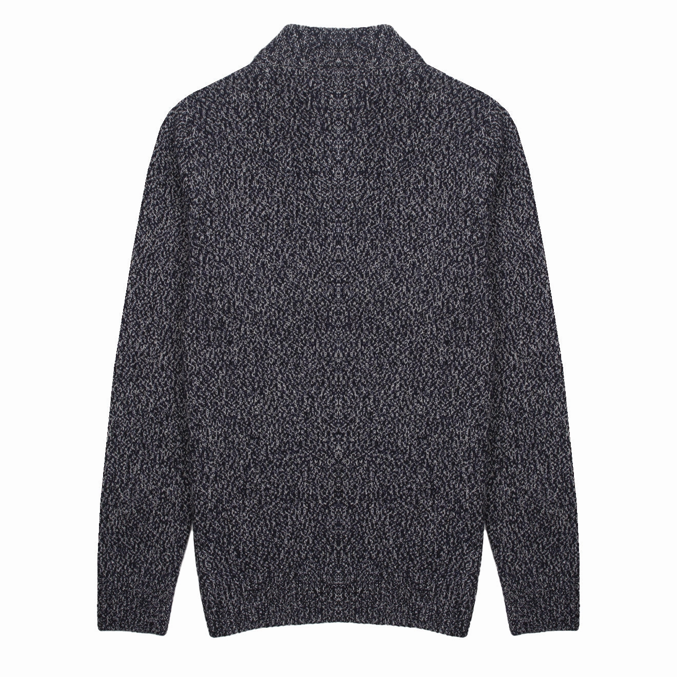 Barbour Sid Half Zip Knit Navy Marl Best Seller Deal