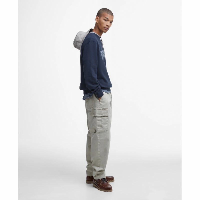 Barbour Skipton Relaxed Fit Crew Neck Mens Sweatshirt - Navy Flash Sale Alert Now Grab Your Savings