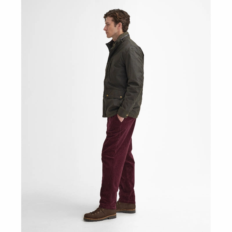 Barbour Sleddale Mens Wax Jacket - Olive Shop Hot Deals