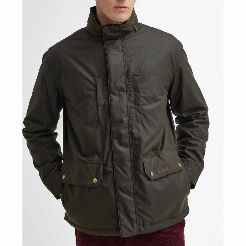 Sweet Deal Inside Today Only Discount Alert Barbour Sleddale Mens Wax Jacket - Olive