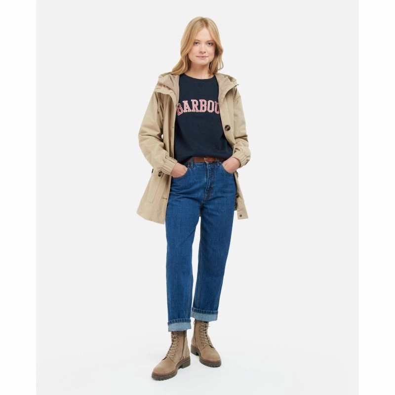 Barbour Somalia Ladies Waterproof Jacket - Light Trench Price Slash Today