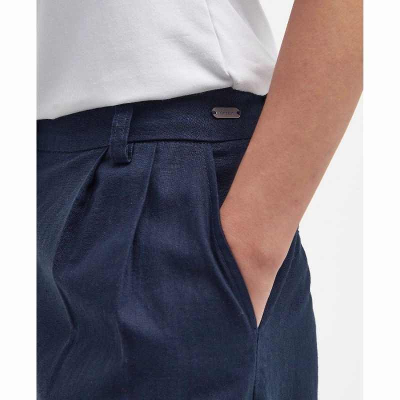 Barbour Somerland Ladies Trousers - Navy Flash Offer Today