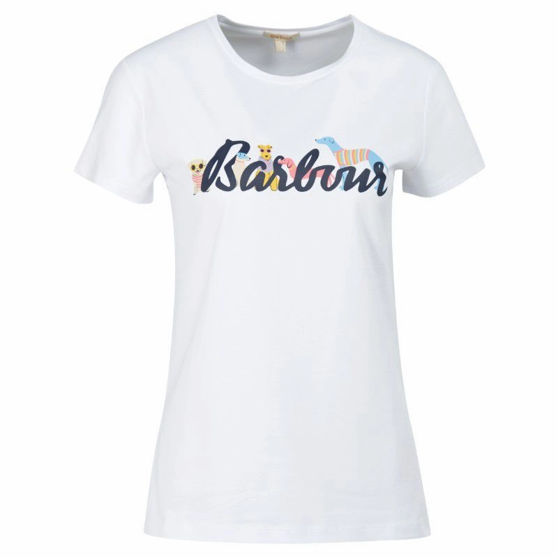 Dont Miss This Steal Flash Deal Today Barbour Southport Ladies T-Shirt - White