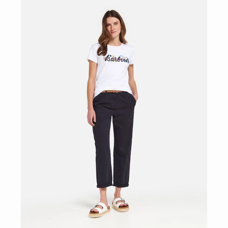 Special Occasion Discount Exclusive Deal Inside Barbour Southport Ladies T-Shirt - White