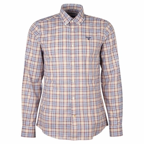 Barbour Spillman Mens Shirt - Stone Hot Item Clearance Instant Savings Deal
