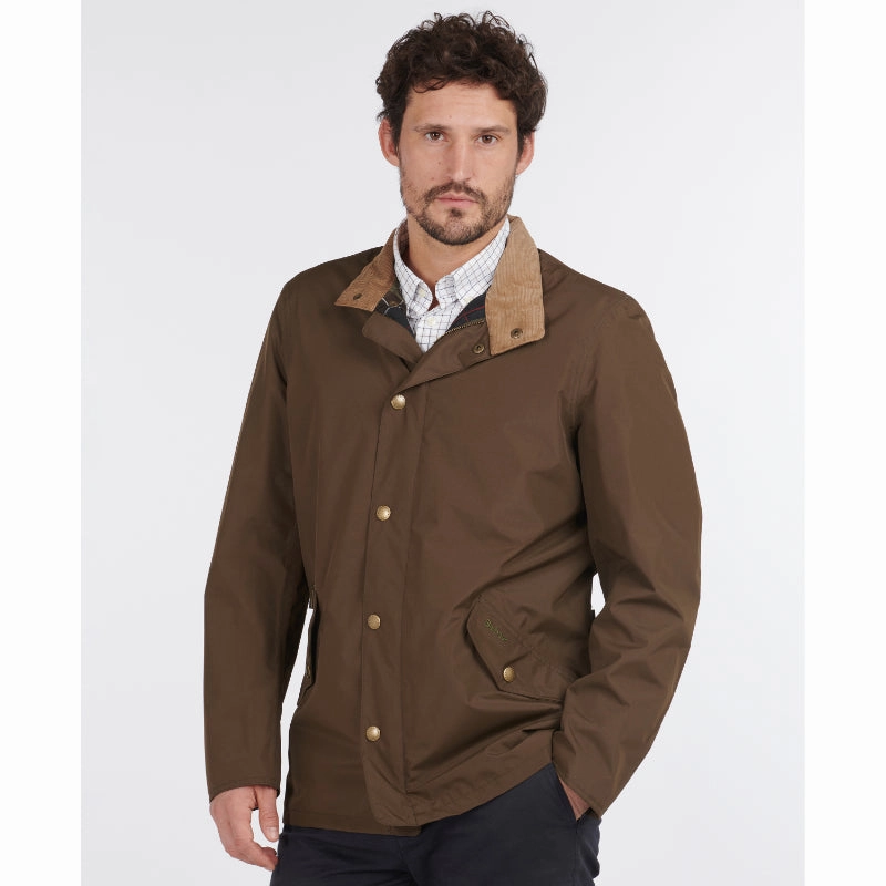 Save Today Event Barbour Spoonbill Waterproof Mens Jacket - Dark Olive