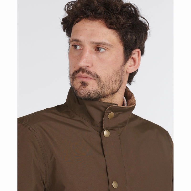 Barbour Spoonbill Waterproof Mens Jacket - Dark Olive Instant Savings Deal Online Deal Frenzy