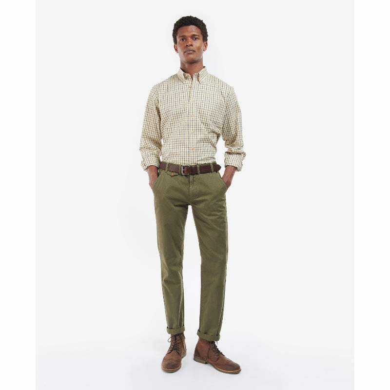 Best Price Online Barbour Sporting Tattersall Mens Shirt - Navy / Olive