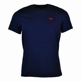 Today Only Discount Alert Shop Hot Deals Barbour Sports T-Shirt Navy