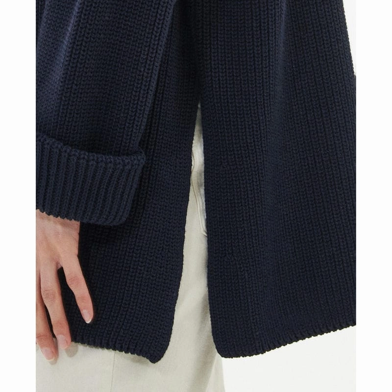 Barbour Stitch Ladies Cape - Navy Dont Wait Save Surprise Discount Today