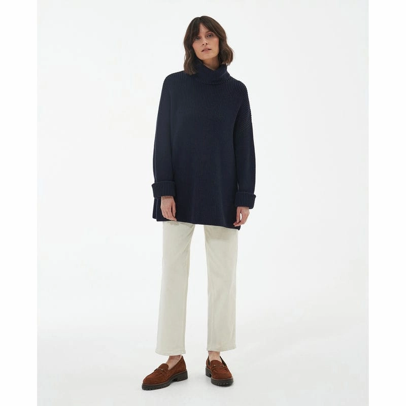 Barbour Stitch Ladies Cape - Navy Trending Now Discount