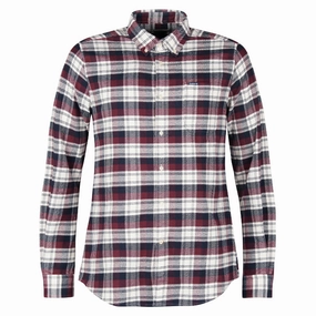 Hot Offer Inside Hot Picks Today Barbour Stonewell Mens Tailored Fit Shirt - Port