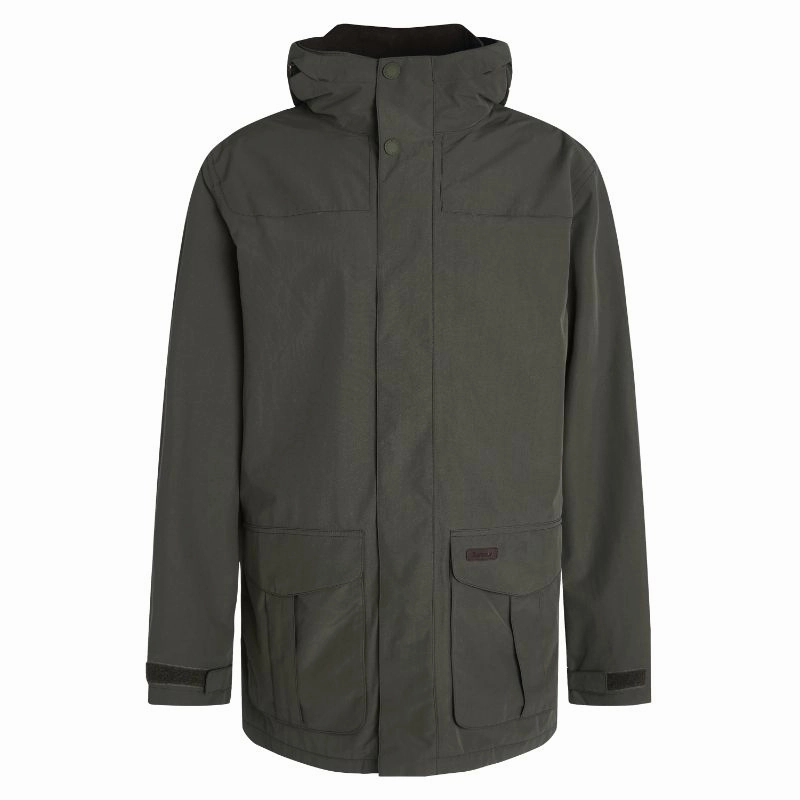 Instant Hot Deal Best Price Today Barbour Summer Brockstone Mens Waterproof Jacket - Olive