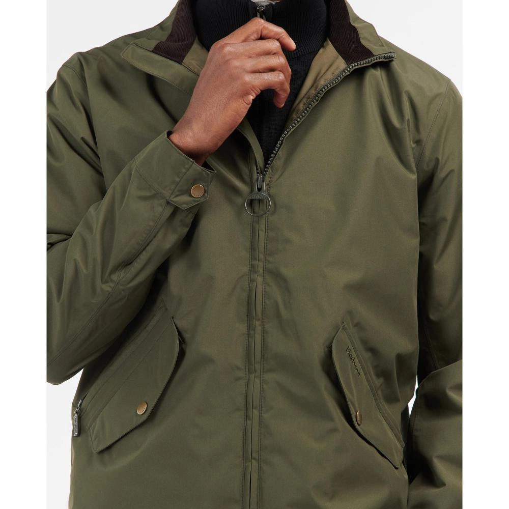 Barbour Summer Chelsea Waterproof Mens Jacket - Olive Today Only Discount Alert Limited Time Steal