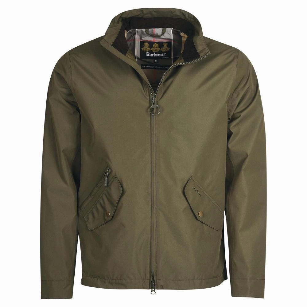 Barbour Summer Chelsea Waterproof Mens Jacket - Olive Todays Special Picks