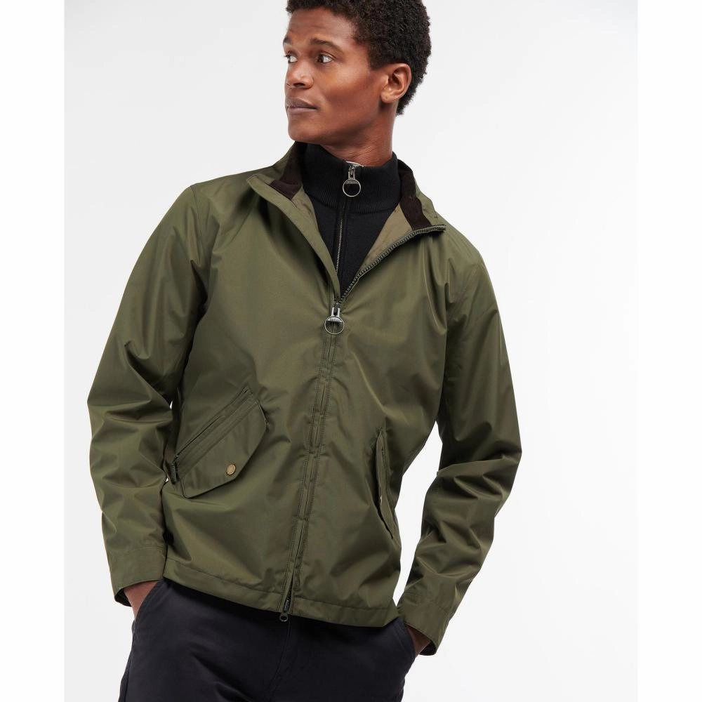 Barbour Summer Chelsea Waterproof Mens Jacket - Olive Special Deals Online