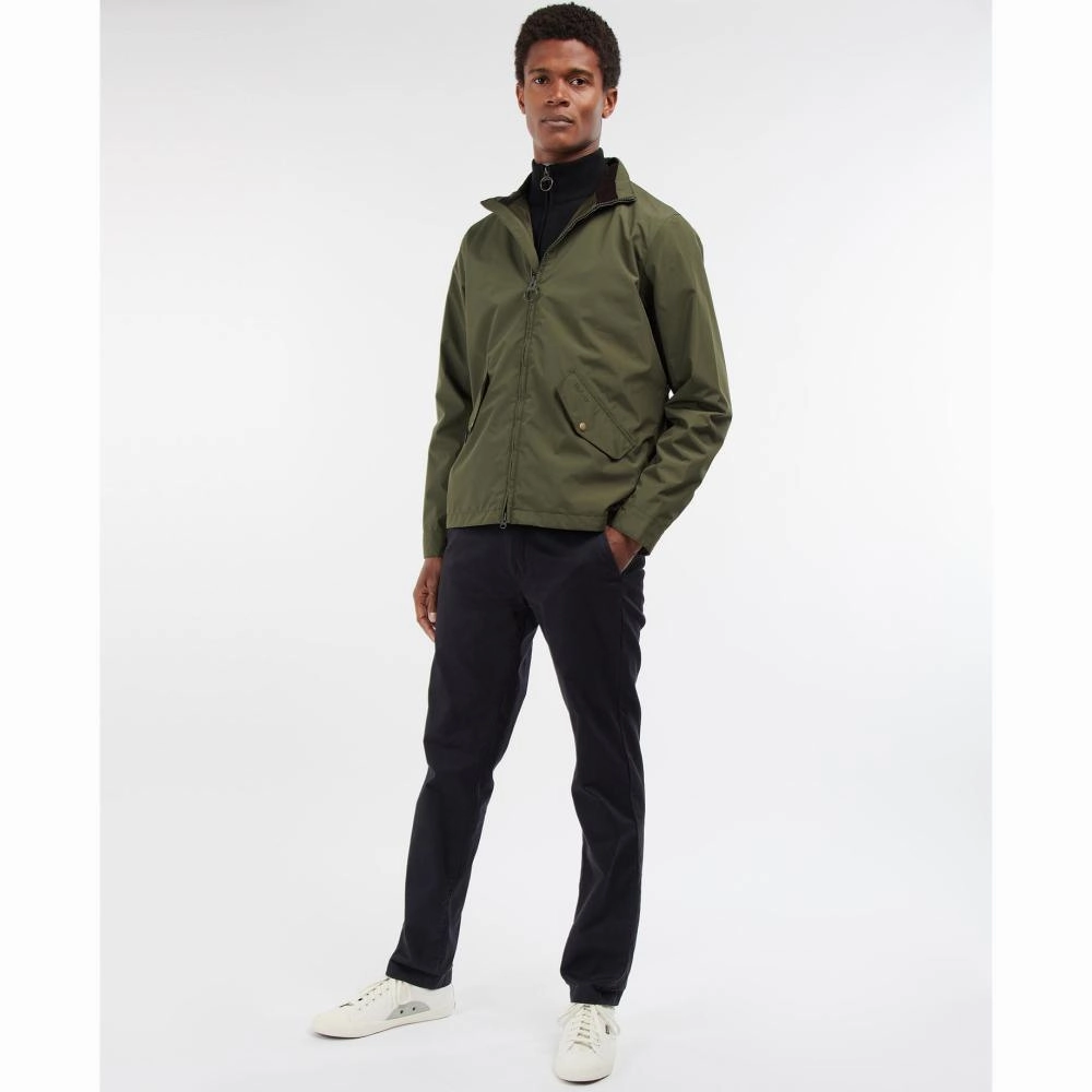 Barbour Summer Chelsea Waterproof Mens Jacket - Olive Save Today Event