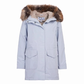 Flash Sale Alert Barbour Swanage Ladies Waterproof Parka - Gray Dawn