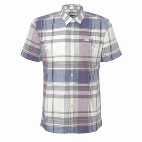 Mega Discount Today Barbour Swinton Regular Shirt Ecru